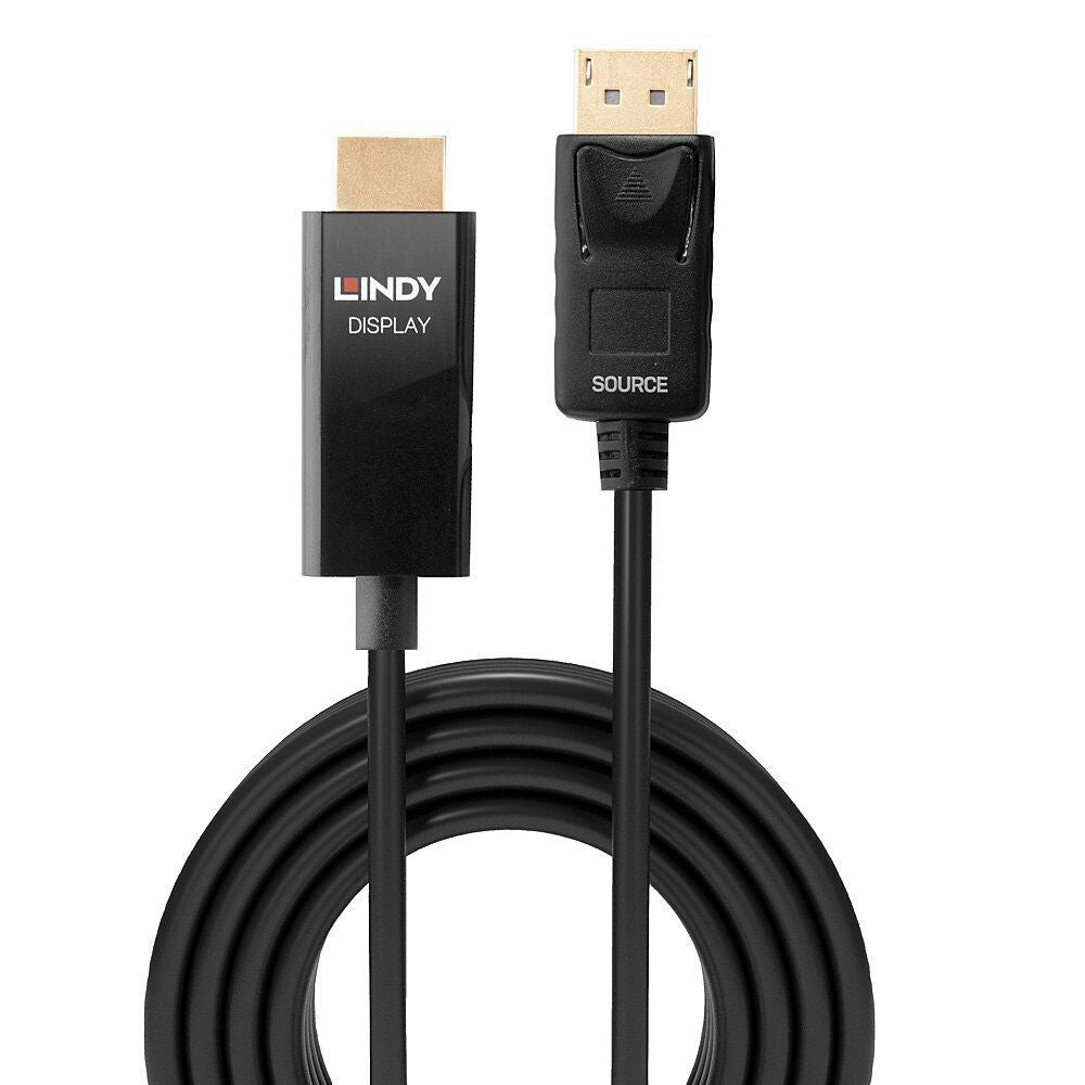 Lindy 40928 cavo e adattatore video 5 m DisplayPort HDMI tipo A (Standard) Nero [LINDY40928]
