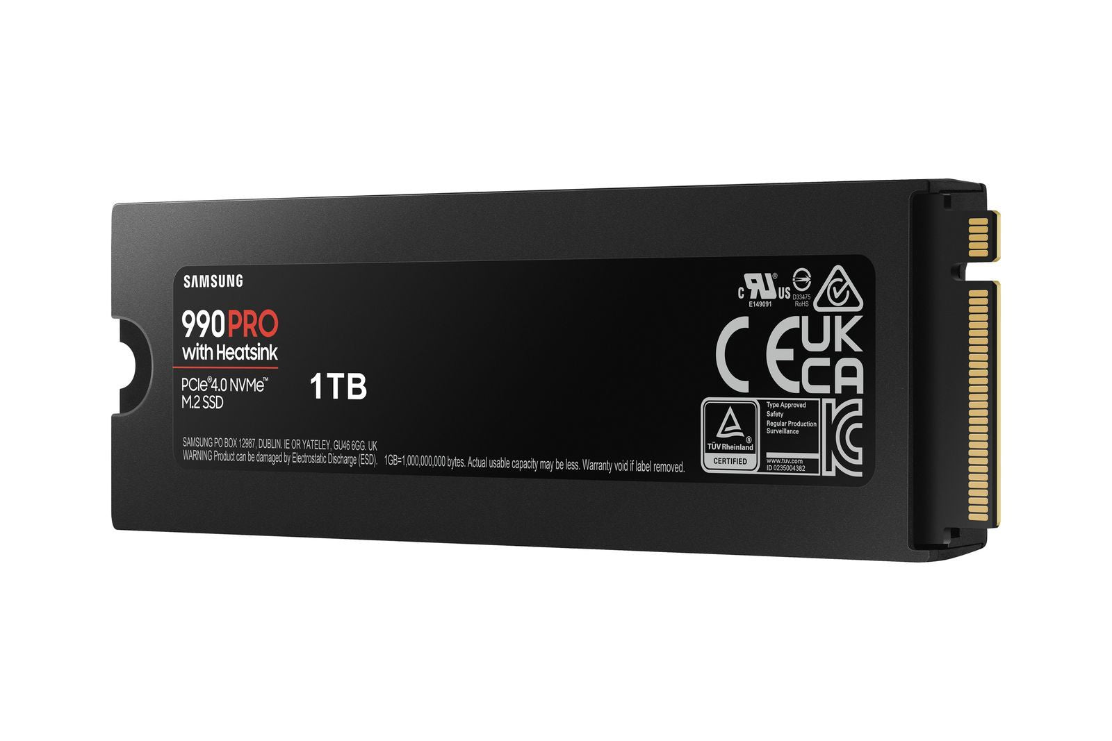 Samsung 990 PRO NVMe 1TB con Dissipatore di calore, SSD interno [MZ-V9P1T0GW]