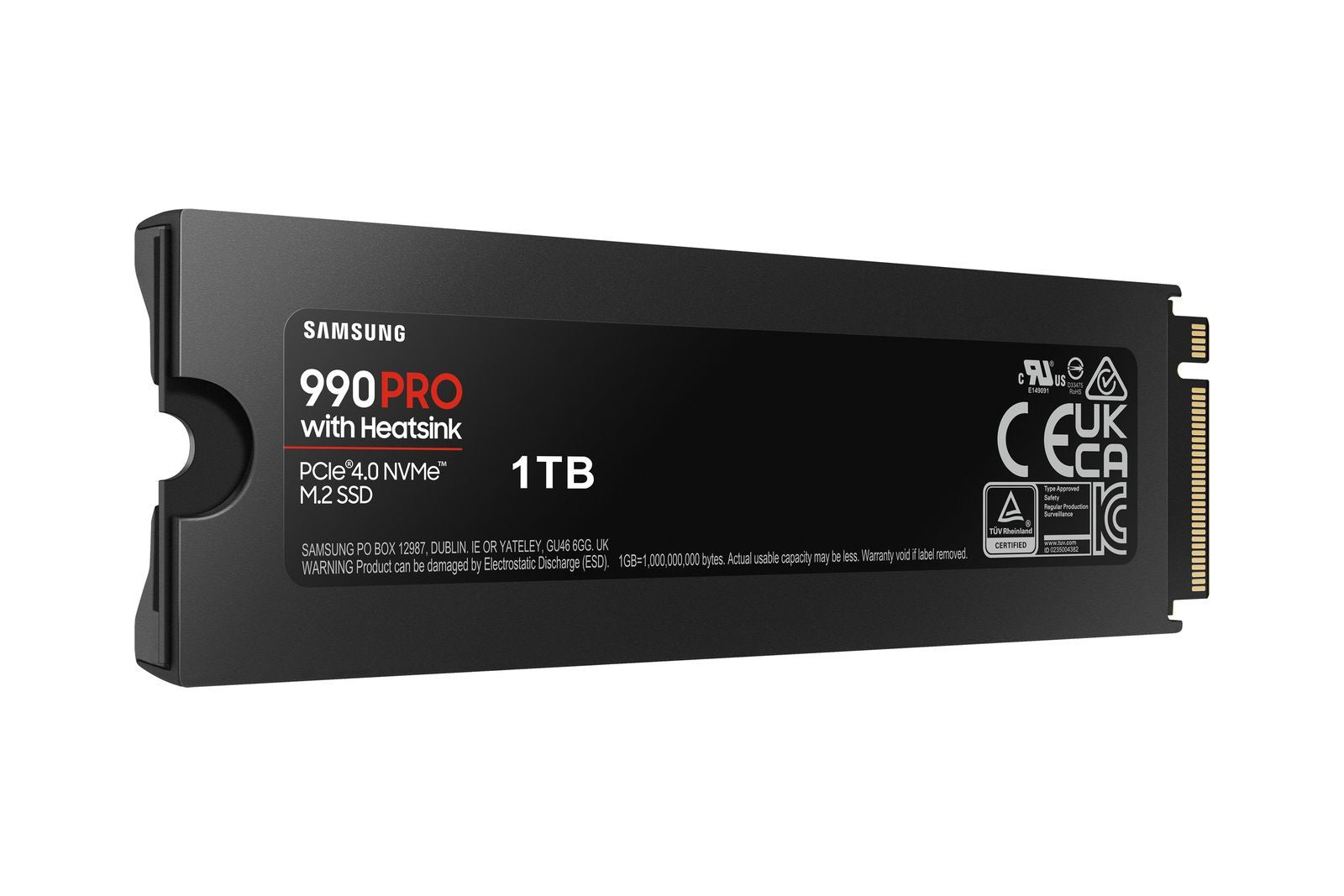 Samsung 990 PRO NVMe 1TB con Dissipatore di calore, SSD interno [MZ-V9P1T0GW]