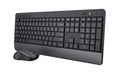 Trust Trezo tastiera Mouse incluso Universale RF Wireless QWERTY Italiano Nero [24530]