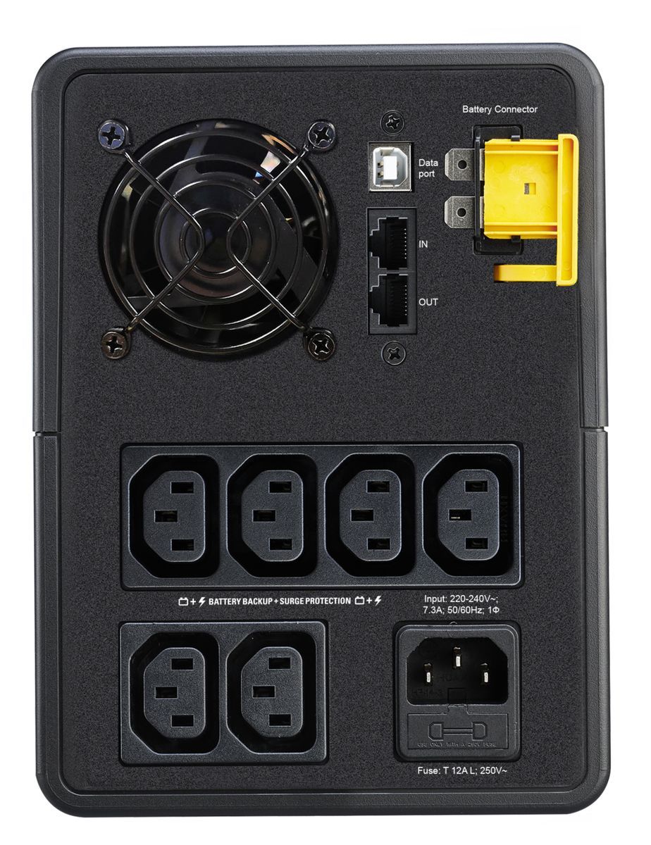 APC BX1600MI gruppo di continuità (UPS) A linea interattiva 1,6 kVA 900 W 6 presa(e) AC [BX1600MI]