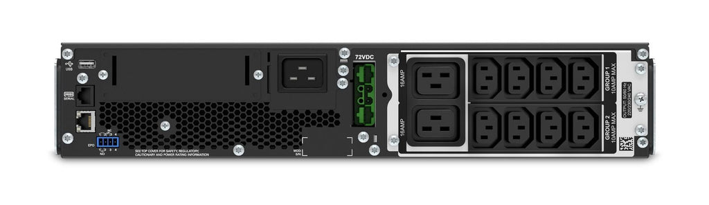 APC Smart-UPS gruppo di continuità (UPS) Doppia conversione (online) 2,2 kVA 1980 W 10 presa(e) AC [SRT2200RMXLI]