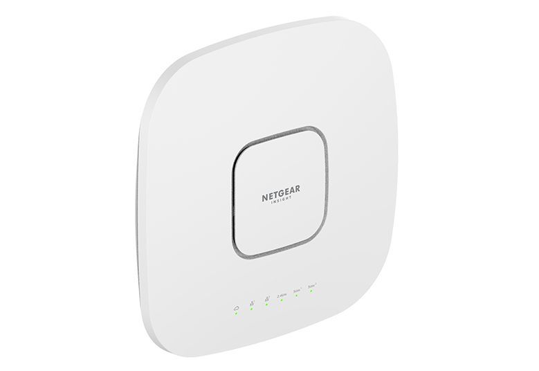 NETGEAR Insight Cloud Managed WiFi 6 AX6000 Tri-band Multi-Gig Access Point (WAX630) 6000 Mbit/s Bianco Supporto Power over Ethernet (PoE) [WAX630-100EUS]