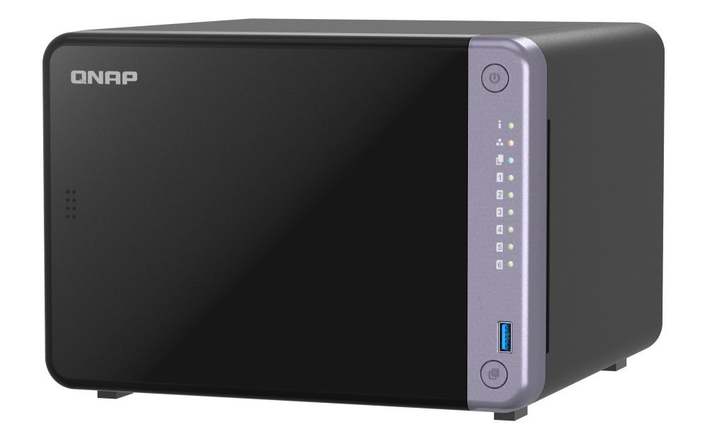 QNAP TS-632X-4G server NAS e di archiviazione Tower Alpine Alpine AL-524 4 GB DDR4 QNAP QTS Nero [TS-632X-4G]