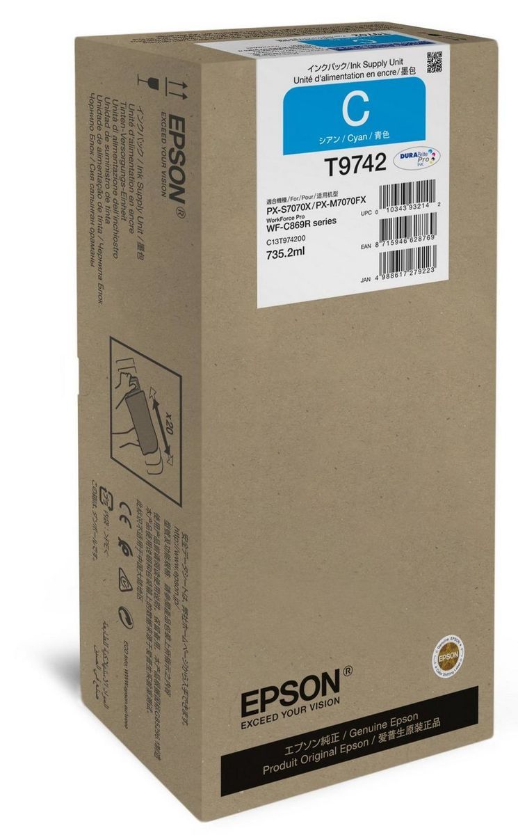 Epson C13T97420N cartuccia d'inchiostro 1 pz Originale Ciano [C13T97420N]