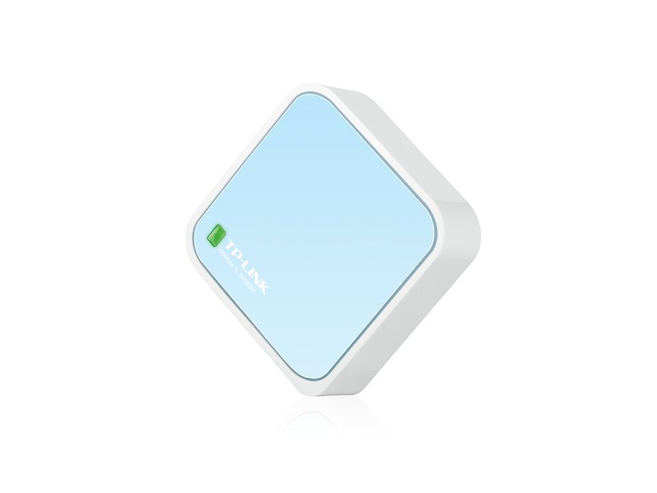 TP-Link TL-WR802N router wireless Fast Ethernet Banda singola (2.4 GHz) Blu, Bianco [TL-WR802N]