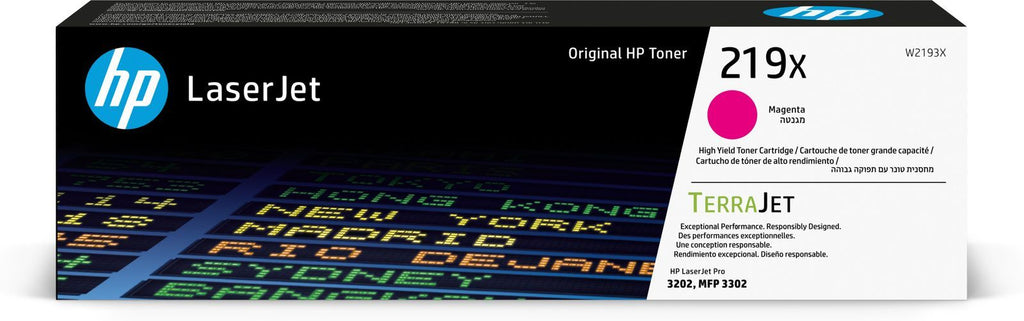HP Cartuccia toner originale ad alta capacità LaserJet 219X magenta [W2193X]