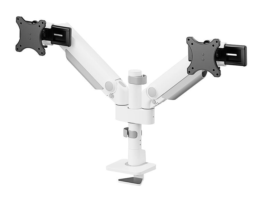 Neomounts DS65S-950WH2 Braccio per monitor 24-34" - molla a gas - Topfix - multiregolabile - 180-stop [DS65S-950WH2]