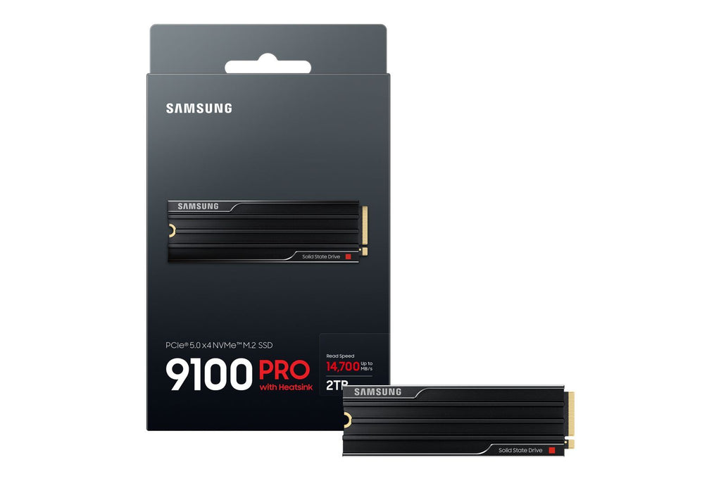 Samsung 9100 PRO Heatsink PCIe 5.0 NVMe M.2 SSD - 2 TB [MZ-VAP2T0CW]
