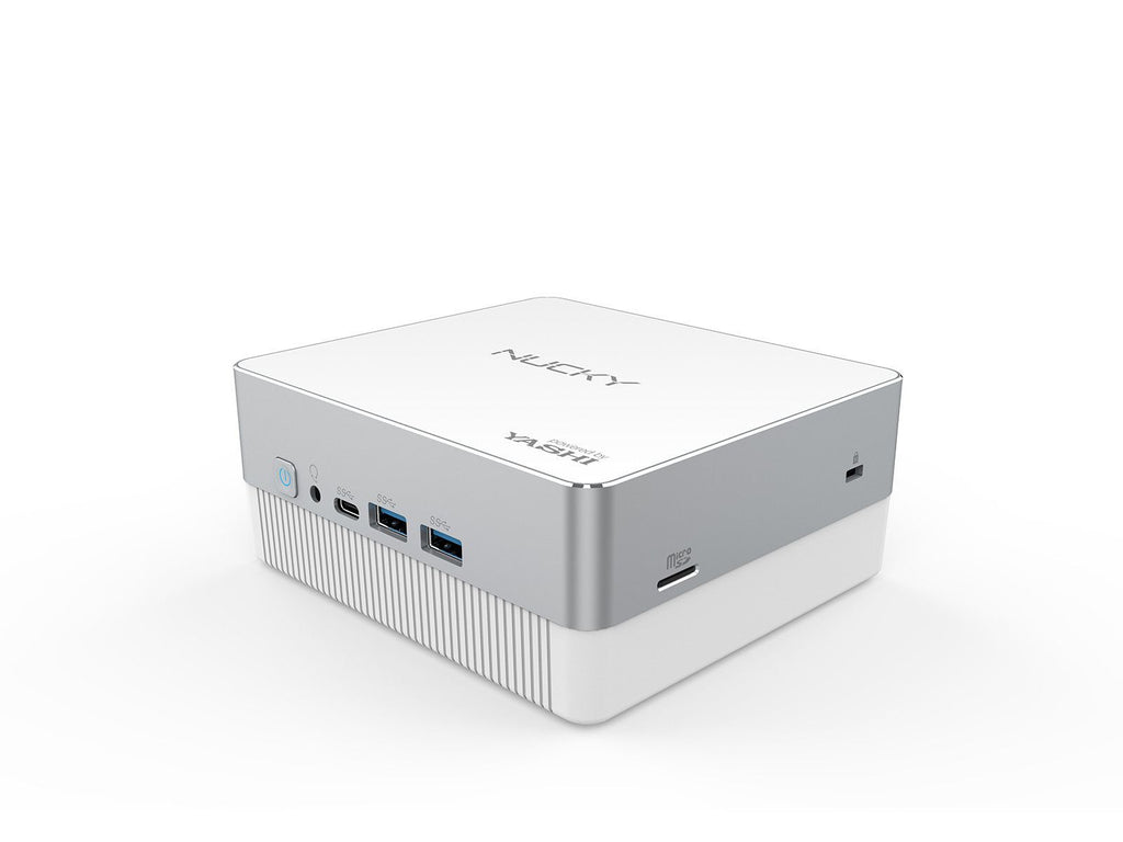 YASHI NUCKY I5-1135G7 8GB 256SSD SHARED WIN11PRO Intel Core i5 DDR4-SDRAM 256 GB SSD Windows 11 Pro Mini PC Bianco [NY8291]