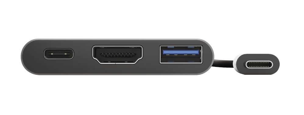 Trust Dalyx USB 3.2 Gen 1 (3.1 Gen 1) Type-C Alluminio, Nero [23772]
