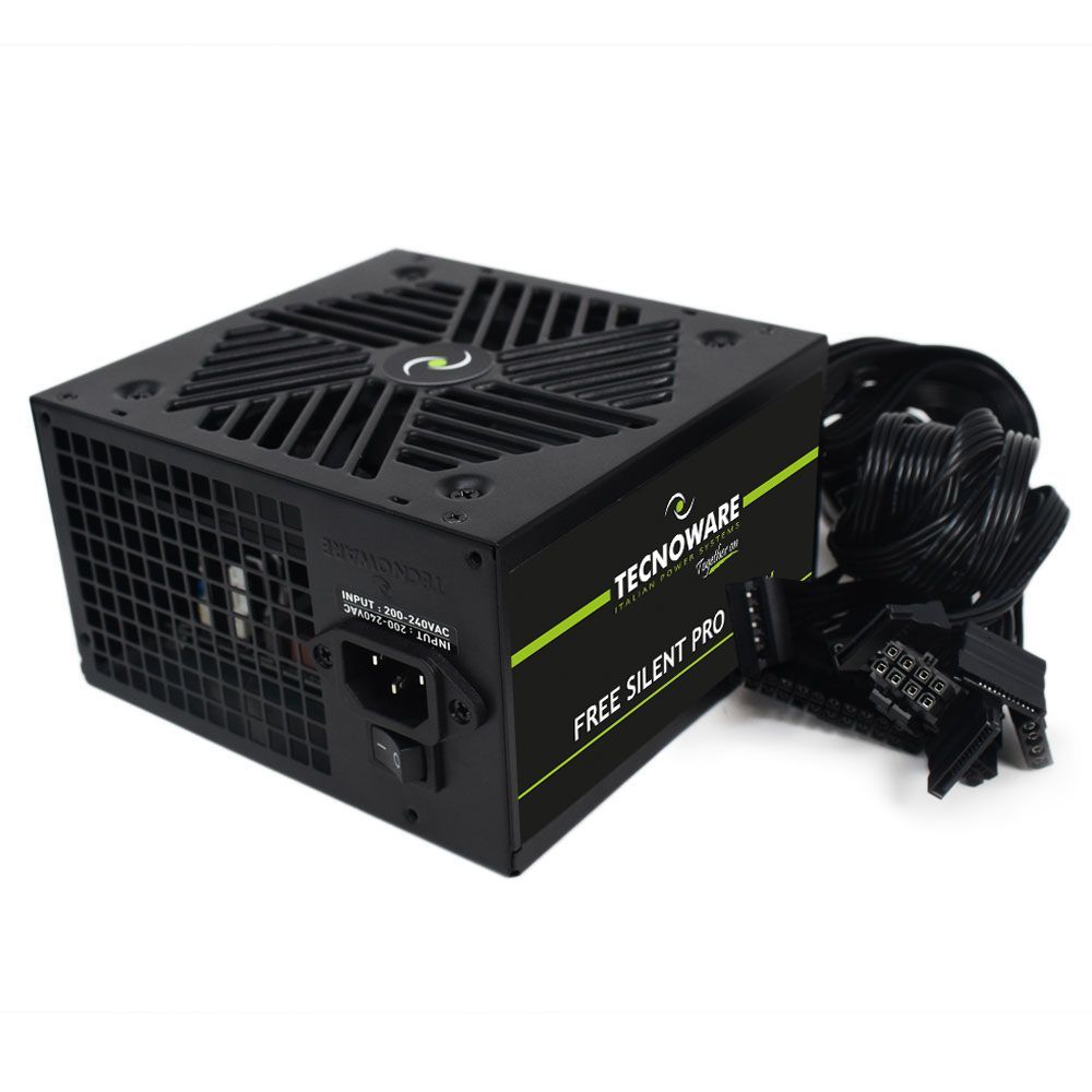 Tecnoware FAL651FSP12 alimentatore per computer 650 W 24-pin ATX ATX Nero [FAL651FSP12]