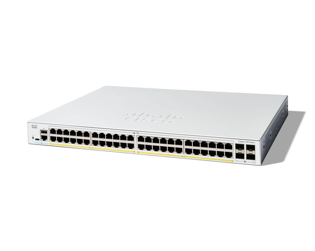 Cisco C1300-48FP-4X switch di rete Gestito L2/L3 Gigabit Ethernet (10/100/1000) Bianco [C1300-48FP-4X]