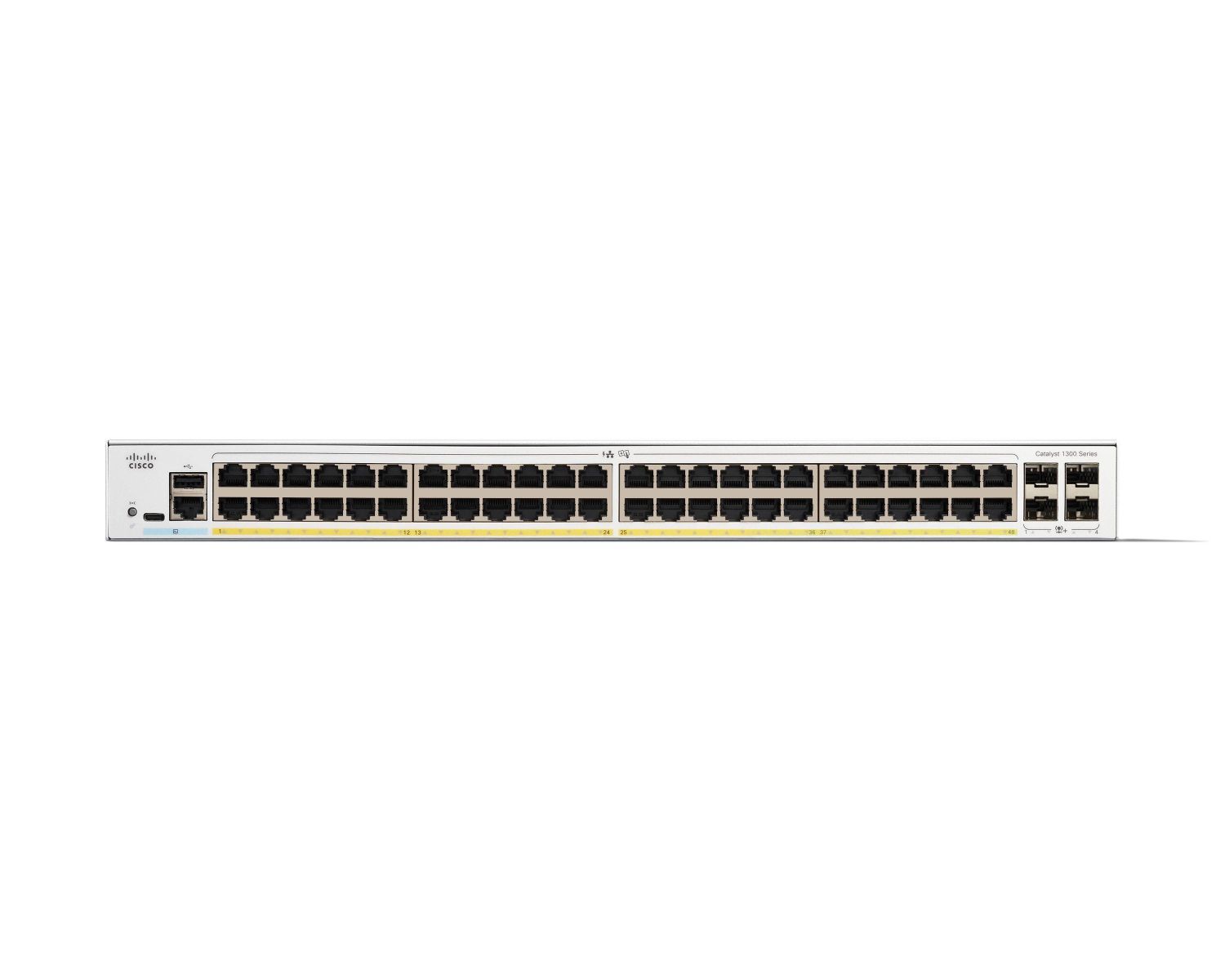 Cisco C1300-48FP-4X switch di rete Gestito L2/L3 Gigabit Ethernet (10/100/1000) Bianco [C1300-48FP-4X]