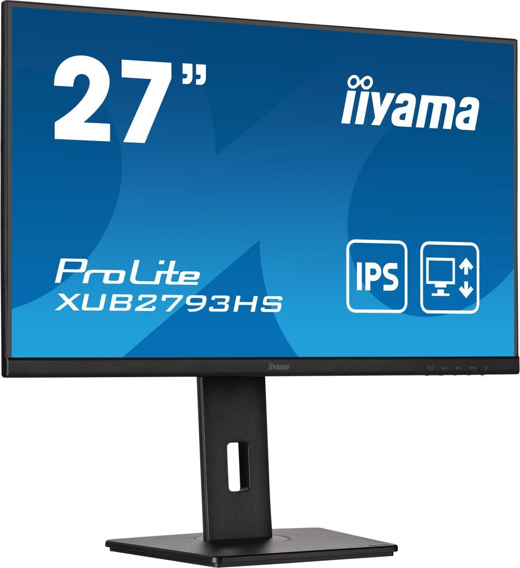 iiyama ProLite XUB2793HS-B6 LED display 68,6 cm (27") 1920 x 1080 Pixel Full HD Nero [XUB2793HS-B6]
