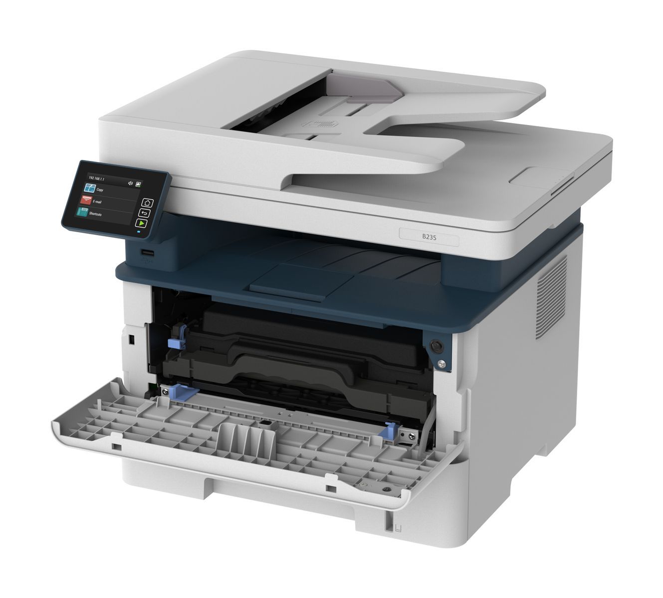 Xerox B235 A4 34 ppm Copia/Stampa/Scansione/Fax wireless con stampa fronte/retro PS3 PCL5e/6 ADF 2 vassoi Totale 251 fogli [B235V_DNI]