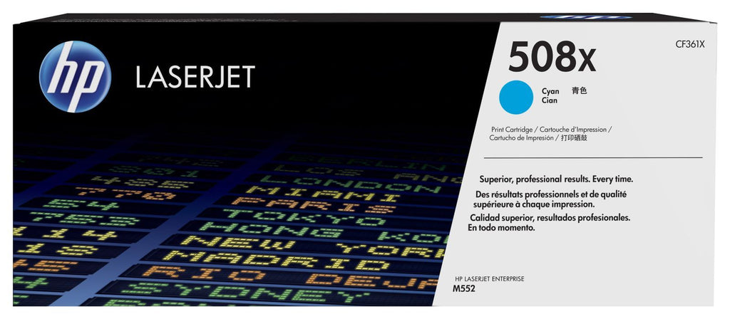 HP Cartuccia Toner ciano originale ad alta capacità LaserJet 508X [CF361X]