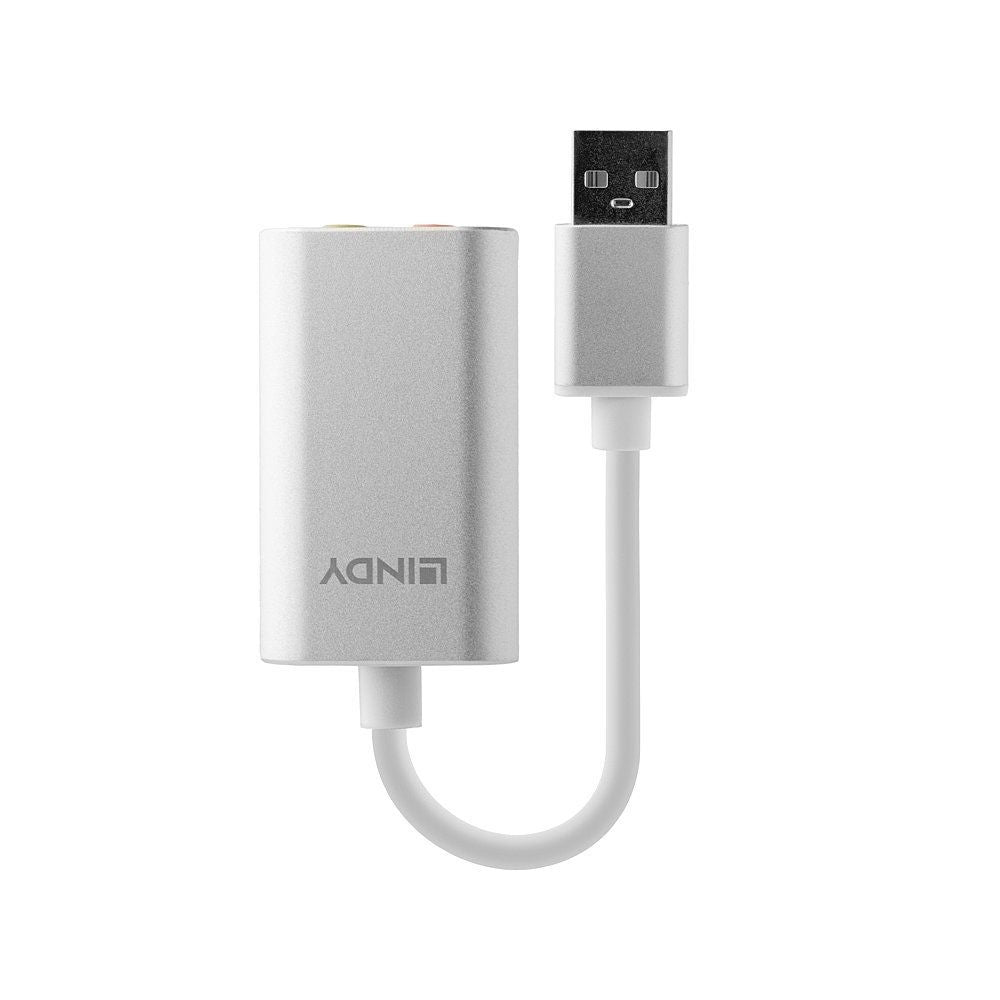 Lindy 42926 convertitore audio Argento, Bianco [LINDY42926]