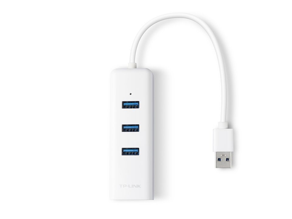 TP-Link UE330 replicatore di porte e docking station per laptop Cablato USB 3.2 Gen 1 (3.1 Gen 1) Type-A Bianco [UE330]