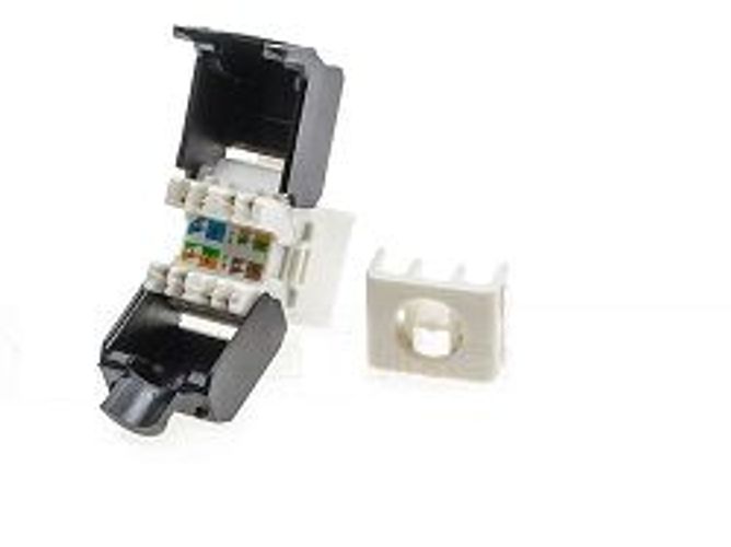 Keystone Jack RJ45 Cat.6 Bianco UTP tooless [NL-5602415]