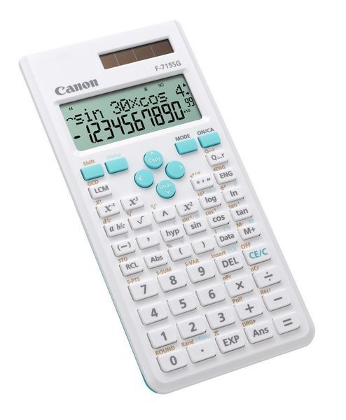Canon F-715SG calcolatrice Desktop Calcolatrice scientifica Blu, Bianco [5730B003]