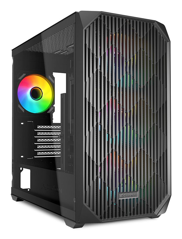Sharkoon MK3 RGB Micro Tower Nero [MK3RGBBLACK]