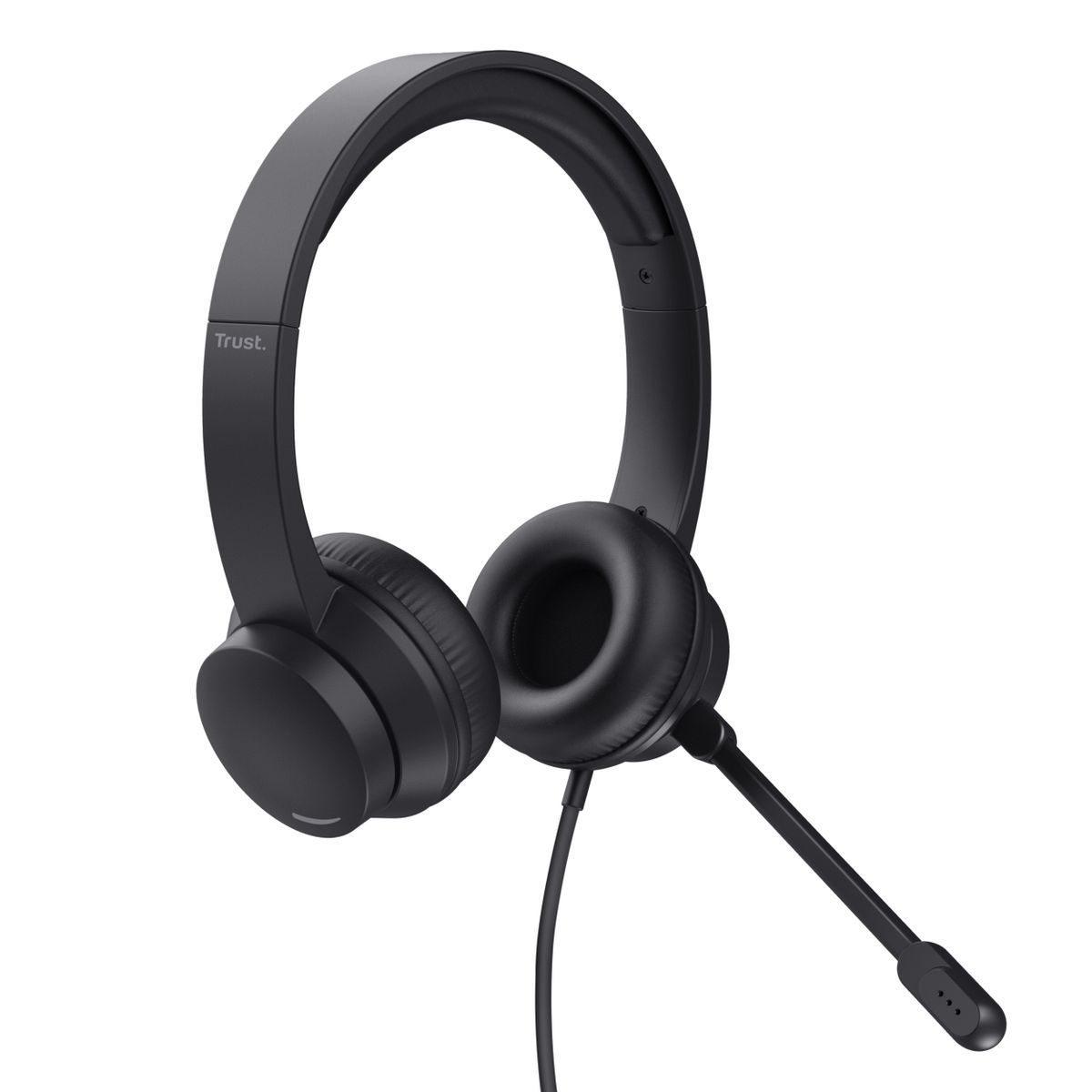 Trust HS-150 Auricolare Cablato A Padiglione Ufficio Nero [25333]