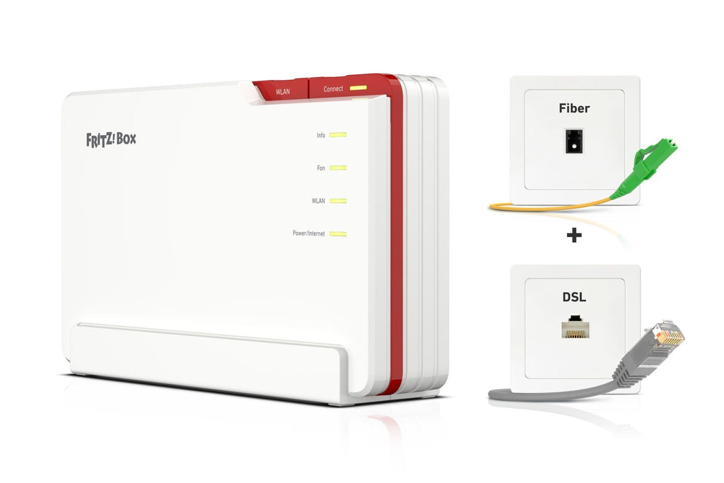 FRITZ!Box 5690 Pro International router wireless 2.5 Gigabit Ethernet Tri-band (2,4 GHz/5 GHz/6 GHz) Bianco [20003058]