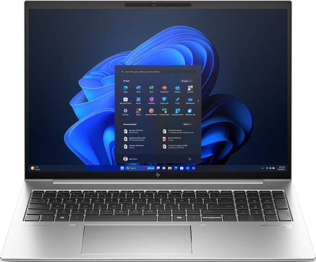 HP EliteBook 860 G11 Intel Core Ultra 7 155H Computer portatile 40,6 cm (16") 2.8K 32 GB DDR5-SDRAM 1 TB SSD Wi-Fi 6E (802.11ax) Windows 11 Pro Argento [970P2ET#ABZ]