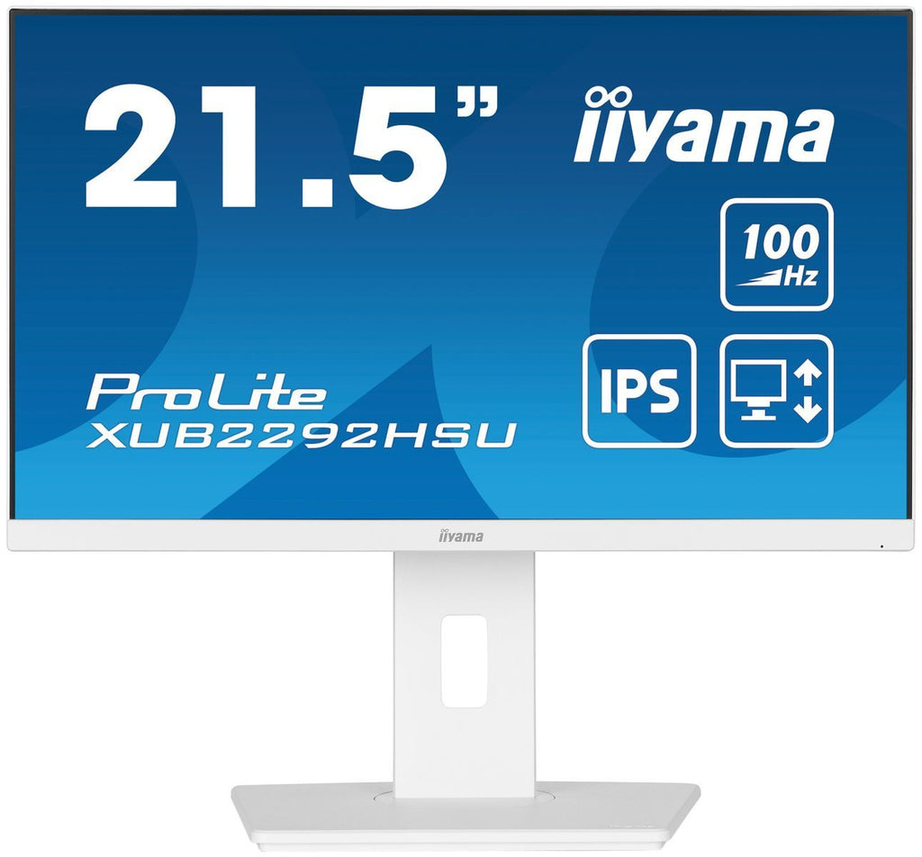 iiyama ProLite XUB2292HSU-W6 Monitor PC 54,6 cm (21.5") 1920 x 1080 Pixel Full HD LED Bianco [XUB2292HSU-W6]