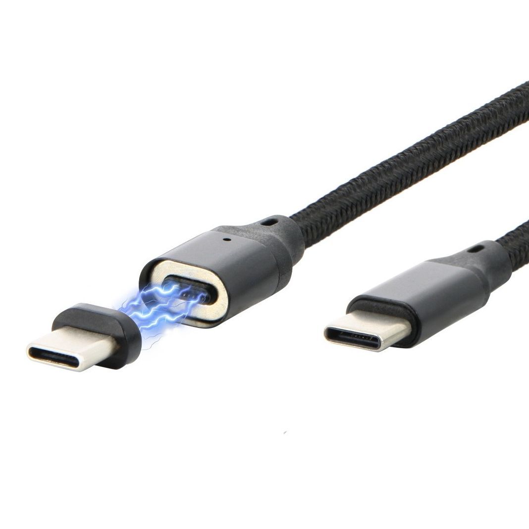 Mobilis 001350 cavo USB USB 2.0 2 m USB C Nero, Grigio [001350]