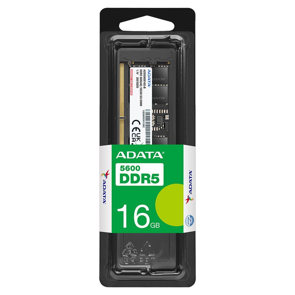 ADATA AD5S560016G-S memoria 16 GB 1 x 16 GB DDR5 5600 MHz Data Integrity Check (verifica integrità dati) [AD5S560016G-S]