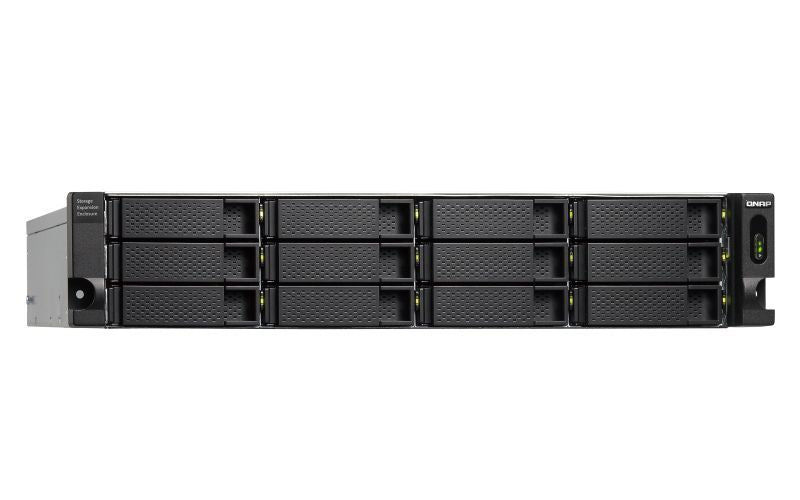 QNAP TL-R1200C-RP contenitore di unità di archiviazione Box esterno HDD/SSD Nero, Grigio 2.5/3.5" [TL-R1200C-RP]