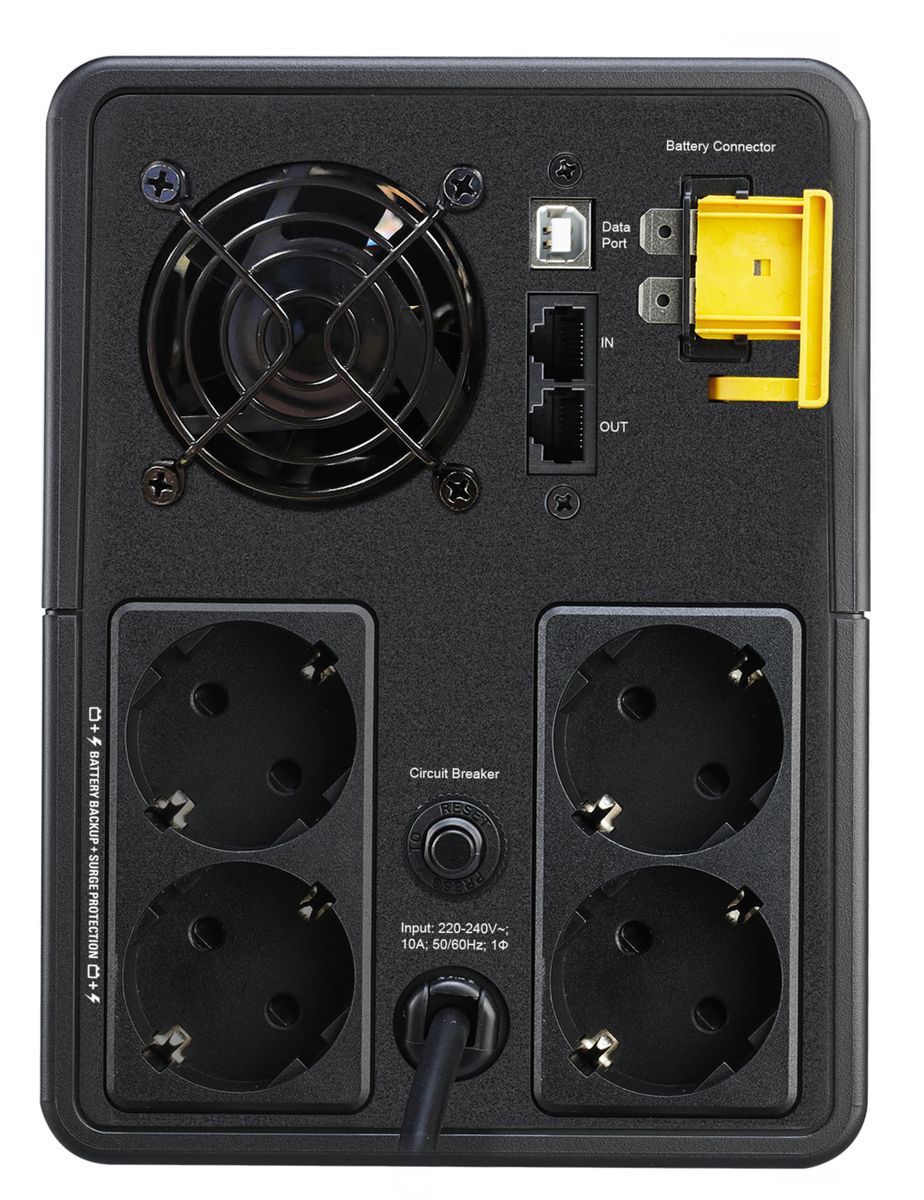 APC BX2200MI-GR gruppo di continuità (UPS) A linea interattiva 2,2 kVA 1200 W 4 presa(e) AC [BX2200MI-GR]