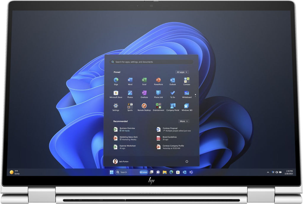 HP Elite x360 1040 G11 Intel Core Ultra 7 155H Ibrido (2 in 1) 35,6 cm (14") Touch screen 2.8K 32 GB LPDDR5-SDRAM 1 TB SSD Wi-Fi 6E (802.11ax) Windows 11 Pro Argento [9G0K0ET#ABZ]