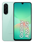 Samsung Galaxy A26 5G, Smartphone con Funzioni intelligenti, Display Super AMOLED 6.7, 8GB RAM, 256GB, Batteria 5.000 mAh, memoria espandibile, Mint [SM-A266BLGCEUE]