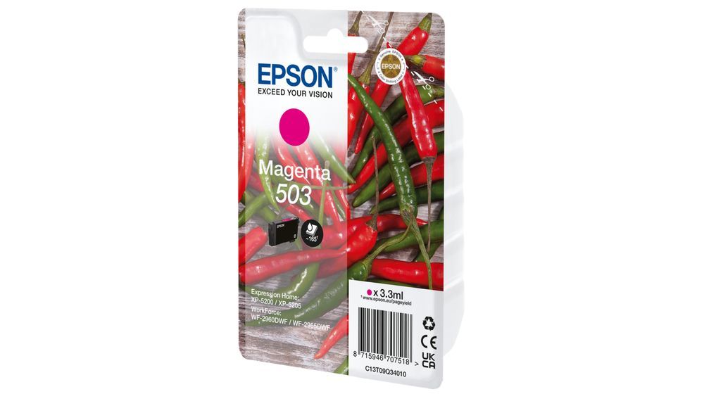 Epson 503 cartuccia d'inchiostro 1 pz Originale Resa standard Magenta [C13T09Q34010]
