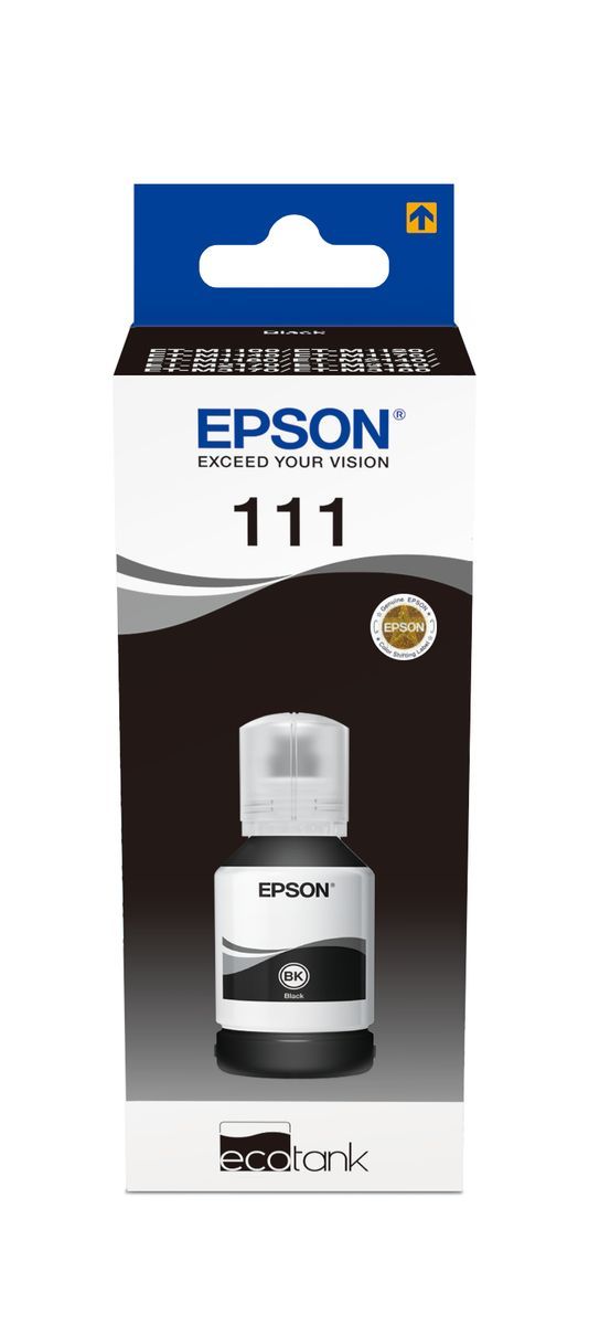 Epson 111 EcoTank Pigment black ink bottle [C13T03M140]
