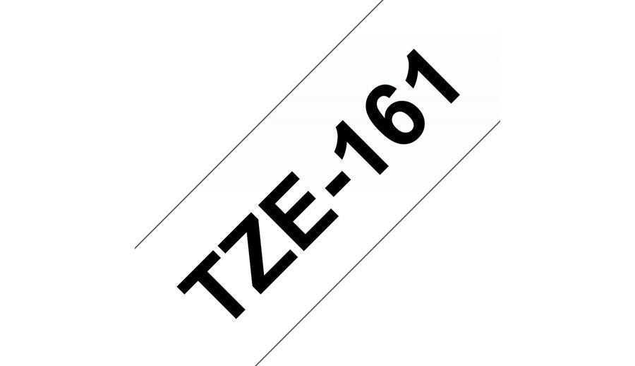 Brother TZE-161 nastro per etichettatrice Nero trasparente [TZE161]