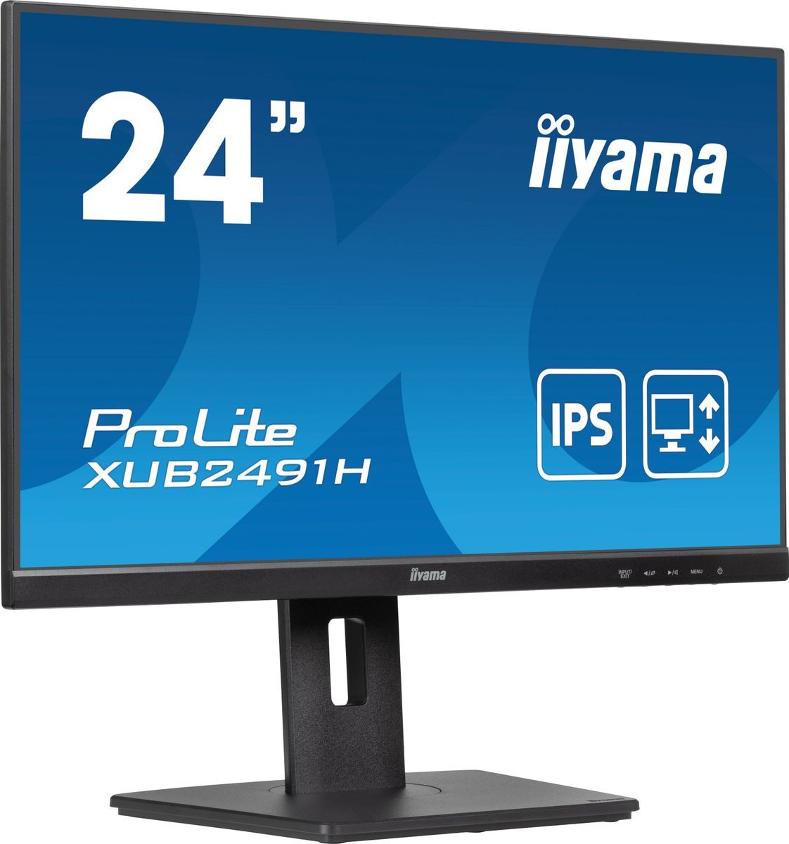 iiyama ProLite XUB2491H-B1 Monitor PC 60,5 cm (23.8") 1920 x 1080 Pixel Full HD LED Nero [XUB2491H-B1]