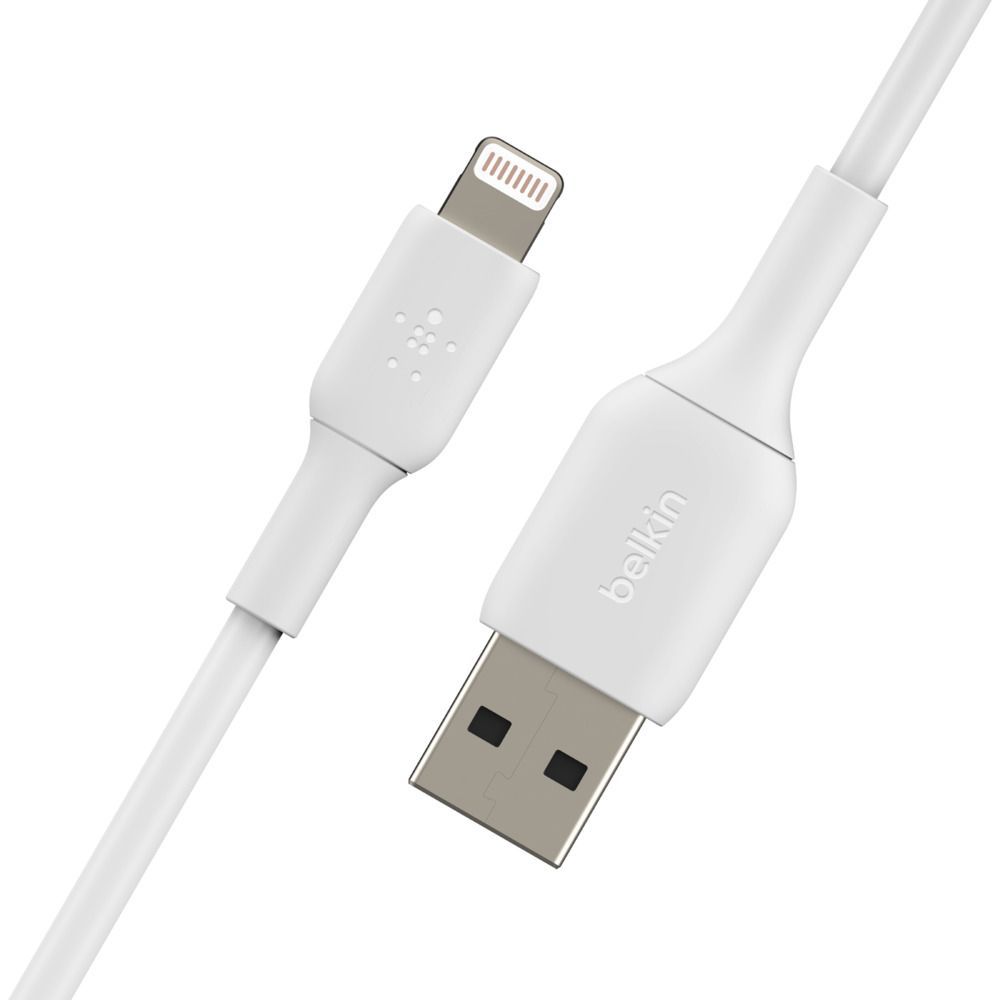 Belkin CAVO PVC DA USB-A A LIGHTNING 2M - BIANCO [CAA001BT2MWH]