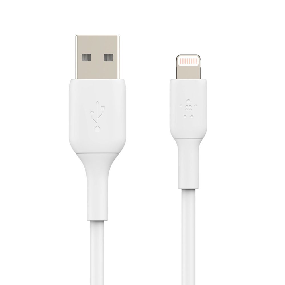 Belkin CAVO PVC DA USB-A A LIGHTNING 2M - BIANCO [CAA001BT2MWH]