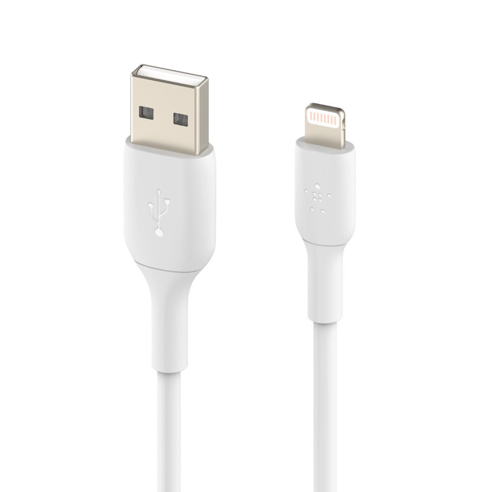 Belkin CAVO PVC DA USB-A A LIGHTNING 2M - BIANCO [CAA001BT2MWH]