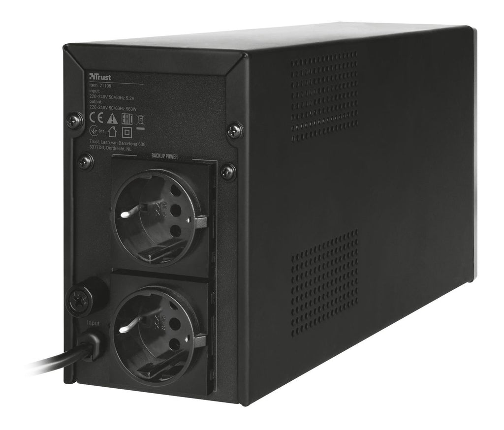 Trust Oxxtron 1000VA gruppo di continuità (UPS) 1 kVA 2 presa(e) AC [21199]