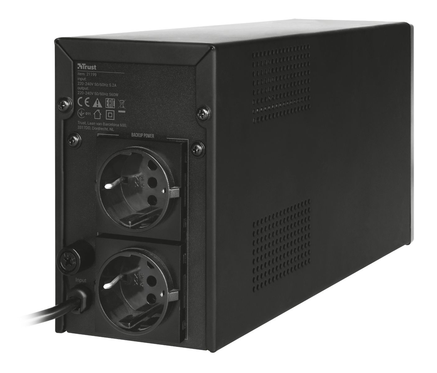 Trust Oxxtron 1000VA gruppo di continuità (UPS) 1 kVA 2 presa(e) AC [21199]
