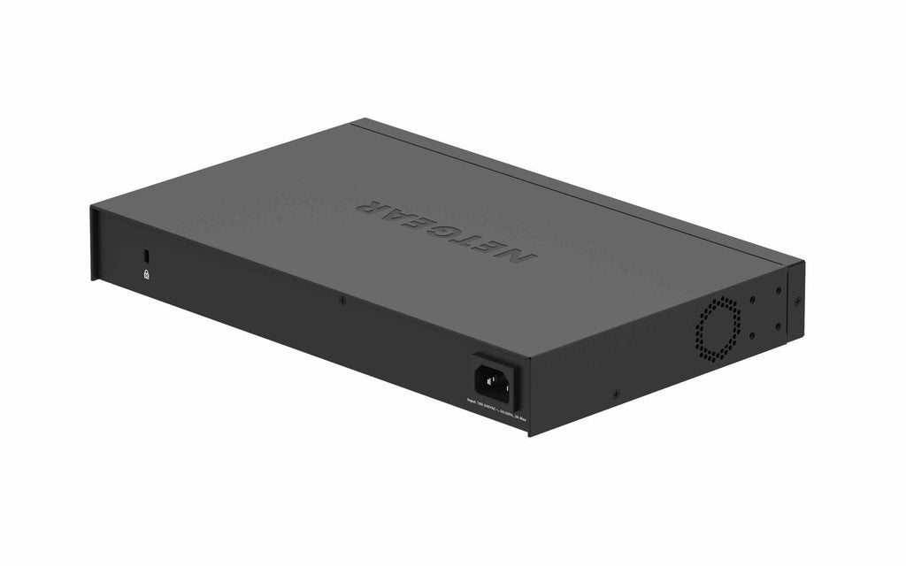 NETGEAR GS324P Non gestito Gigabit Ethernet (10/100/1000) Supporto Power over Ethernet (PoE) 1U Nero [GS324P-100EUS]