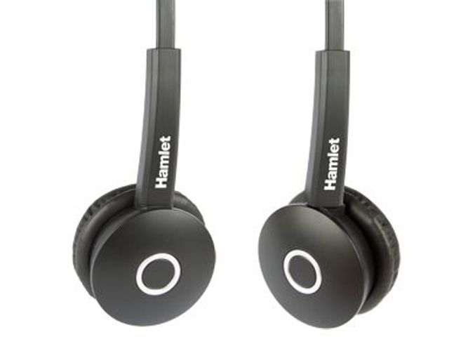 Hamlet HHEADM-UJS cuffia e auricolare Cablato A Padiglione Ufficio USB tipo A Nero [HHEADM-UJS]