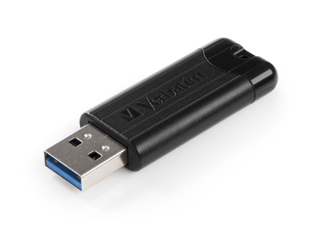 Verbatim PinStripe 32GB USB 3.0 (3.1 Gen 1) Numero di grucce Nero unità flash USB [49317]