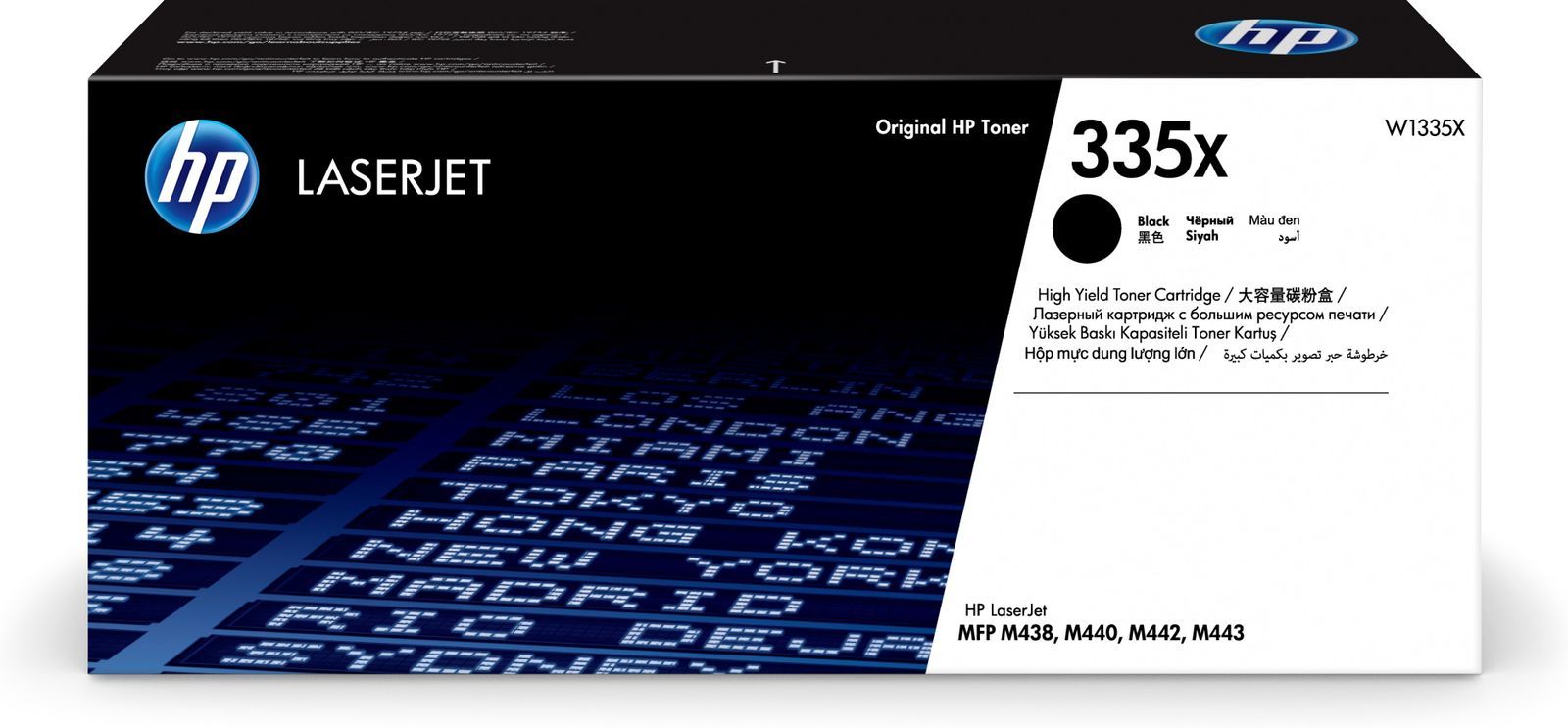 HP Cartuccia toner originale nero ad alta capacità LaserJet 335X [W1335X]