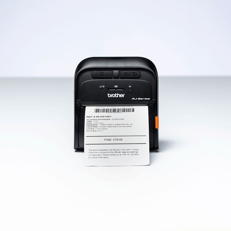 Brother RJ-3035B stampante POS 203 x 203 DPI Con cavo e senza cavo Termica diretta Stampante portatile [RJ3035BXX1]
